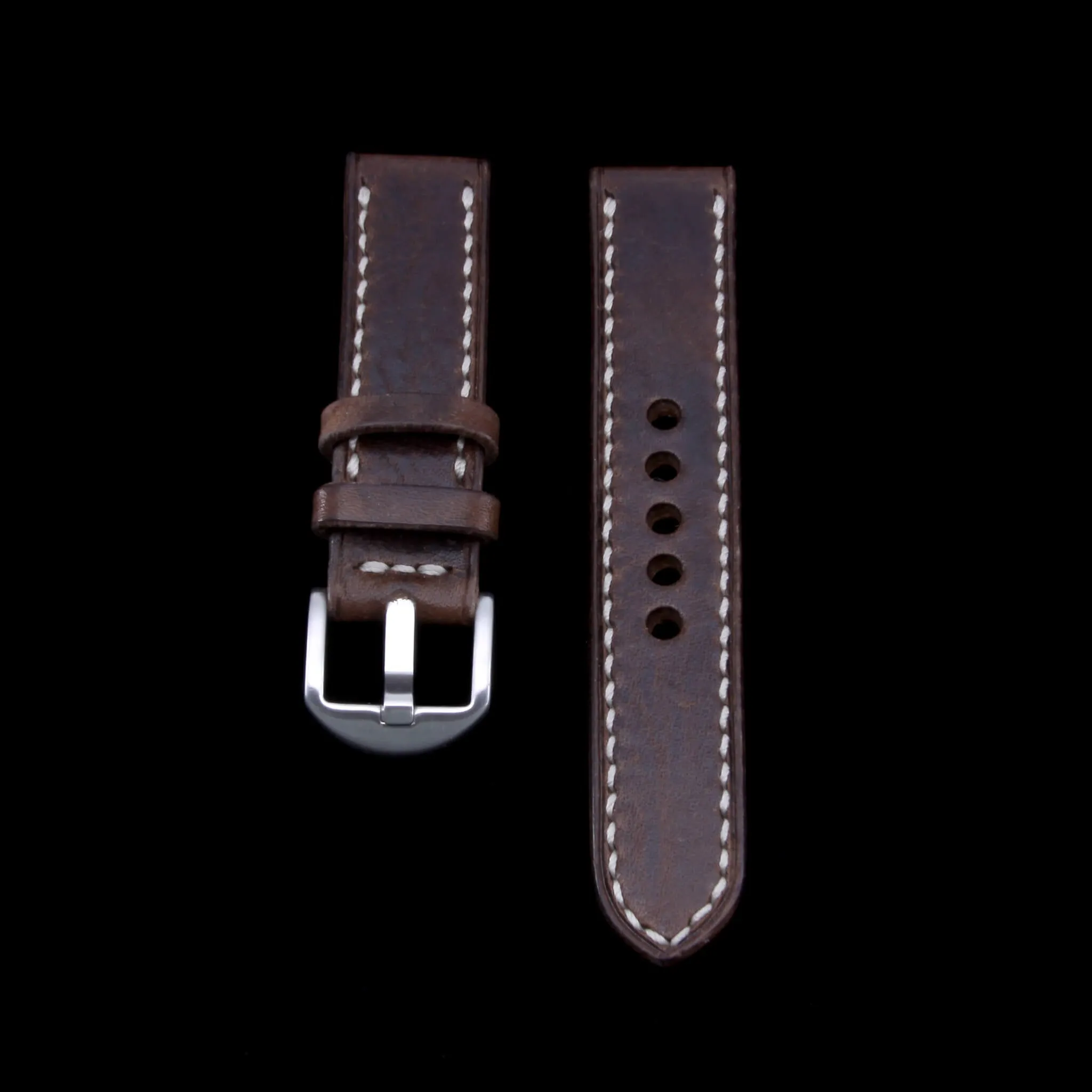 Leather Watch Strap, Vintage 405  | Full Stitch