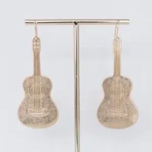 Leslie Curtis Cash Guitar Earrings