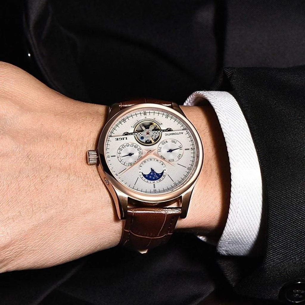 LIGE Automatic Mechanical Brand Watch