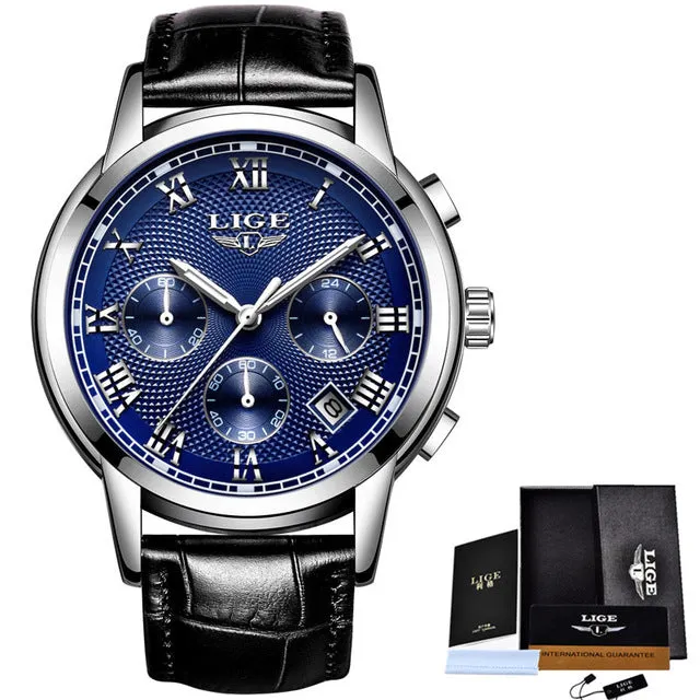 LIGE Men's Watch