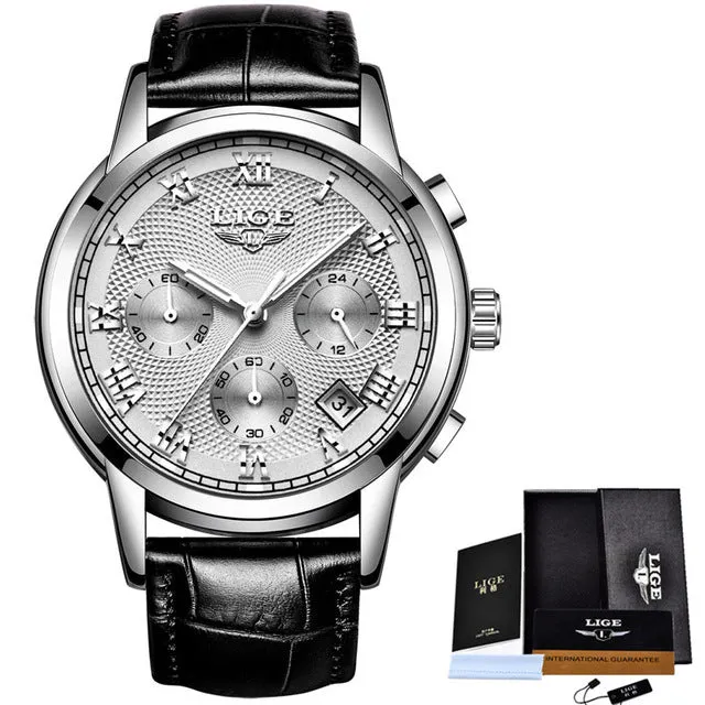 LIGE Men's Watch