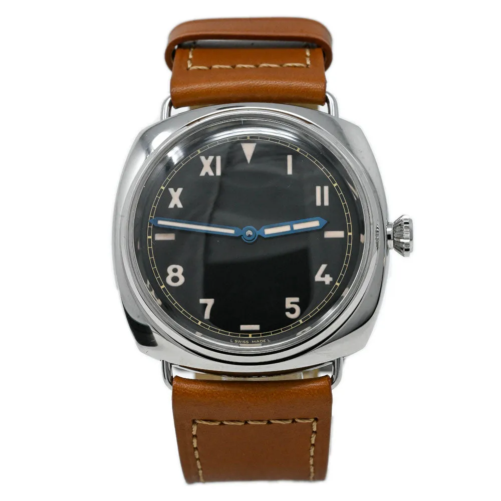 Limited Edition: Panerai Men's Radiomir 1936 Stainless Steel 47mm Black California Dial Watch Reference #: PAM00249