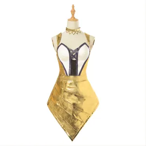 LOL Ahri Gold Cosplay Costume