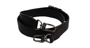 Louis Vuitton Black Pebbled Leather Adjustable Bag Strap