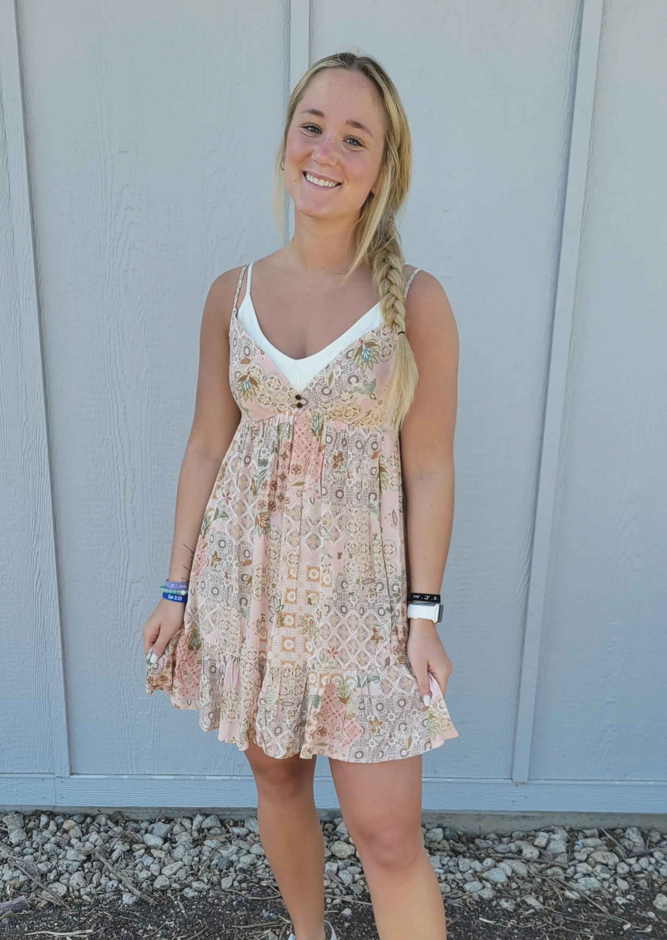 LUCY PRINTED MINI DRESS BY IVY & CO
