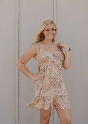 LUCY PRINTED MINI DRESS BY IVY & CO
