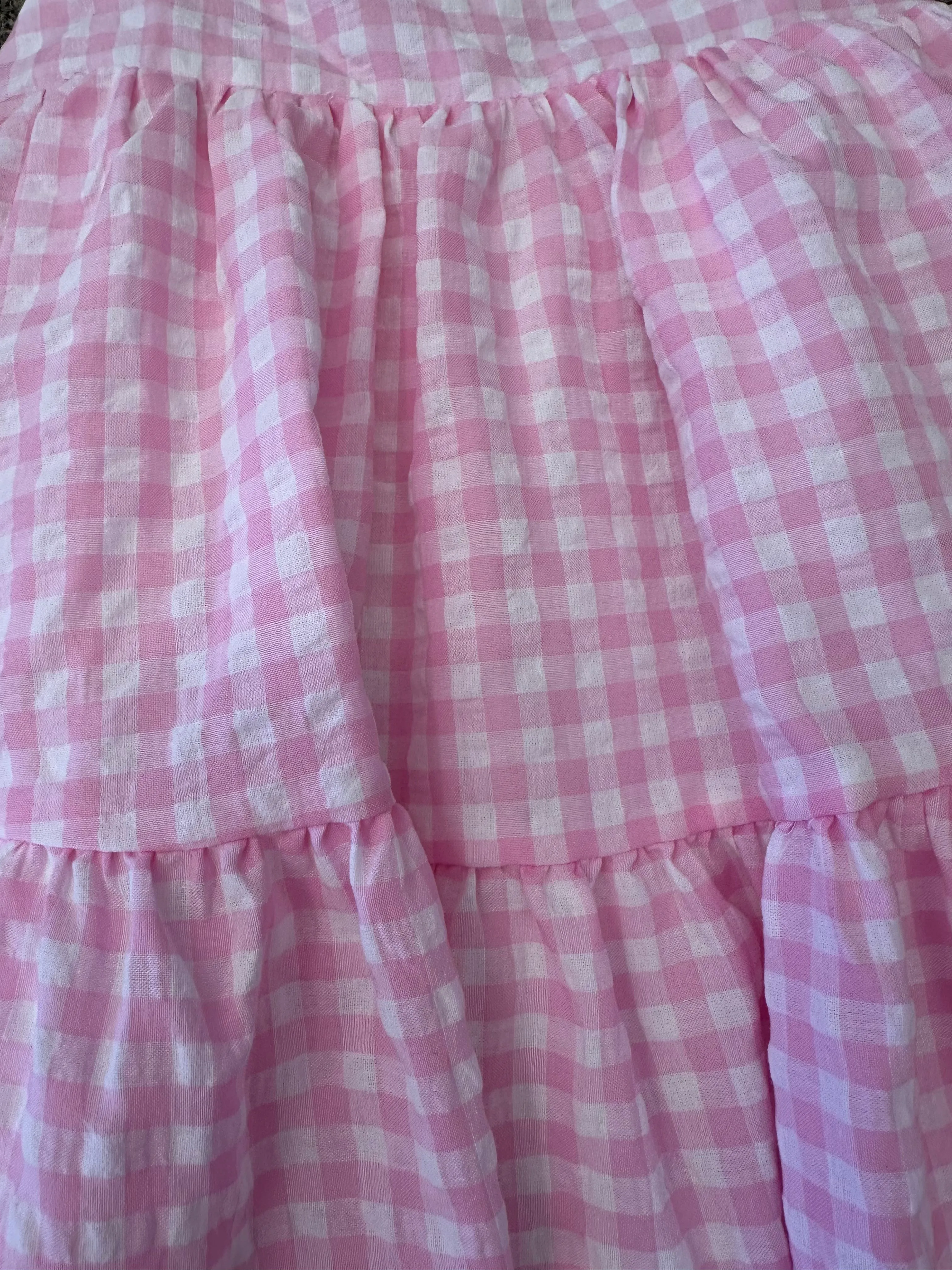 Lulu Bebe Mollie Pink Gingham Dress