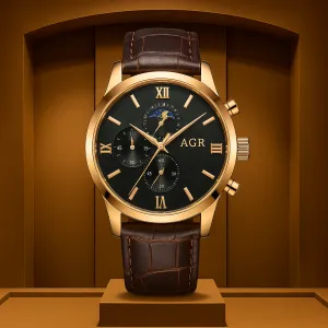 Luxury Leather Quartz Watch