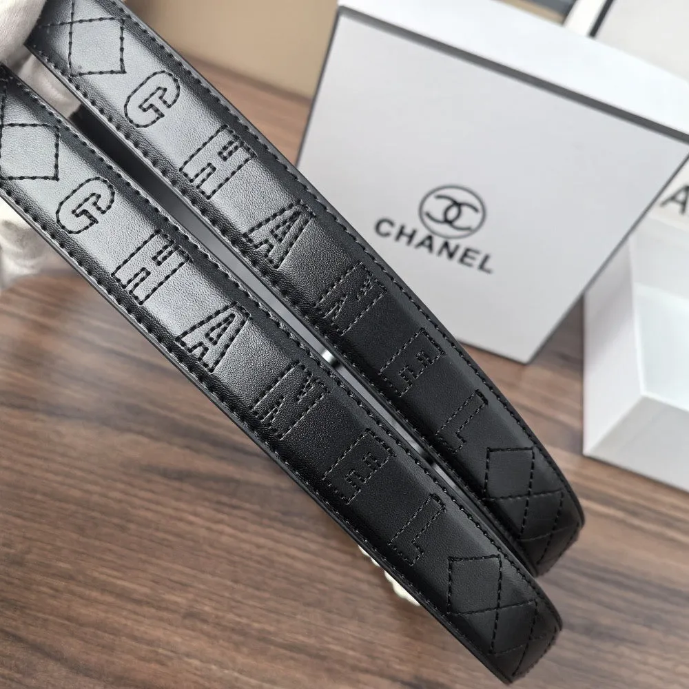 Luxury Monogrammed Embroidered Belt