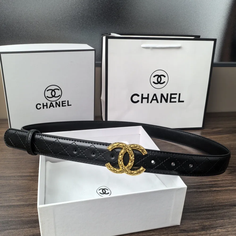 Luxury Monogrammed Embroidered Belt