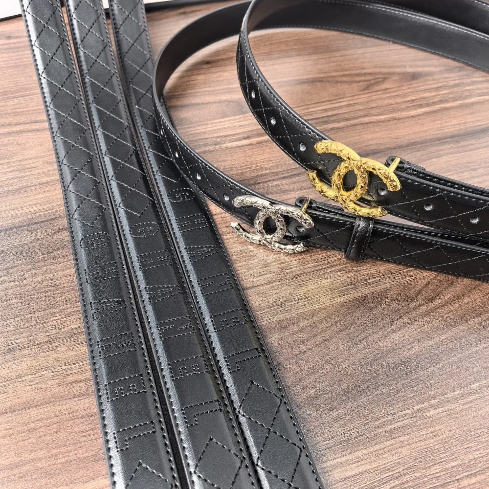 Luxury Monogrammed Embroidered Belt