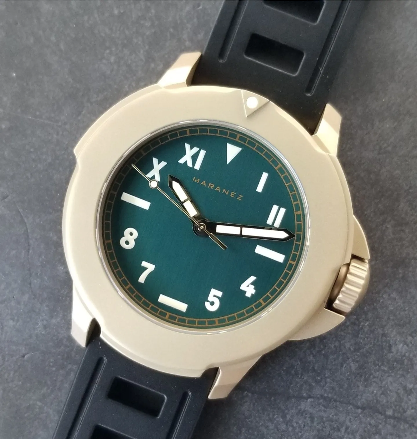 Maranez Bangla 47 brass brushed green California