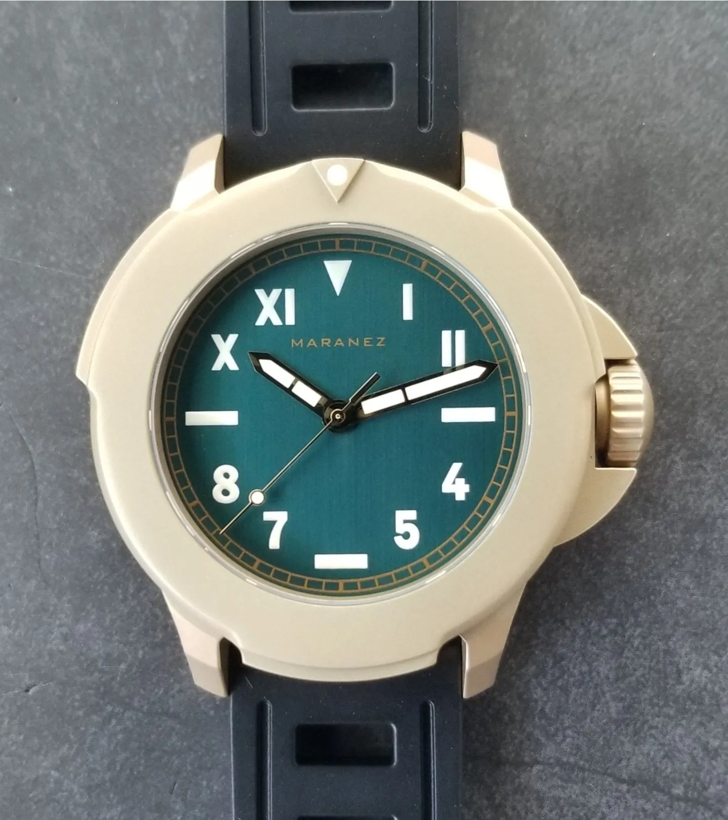 Maranez Bangla 47 brass brushed green California