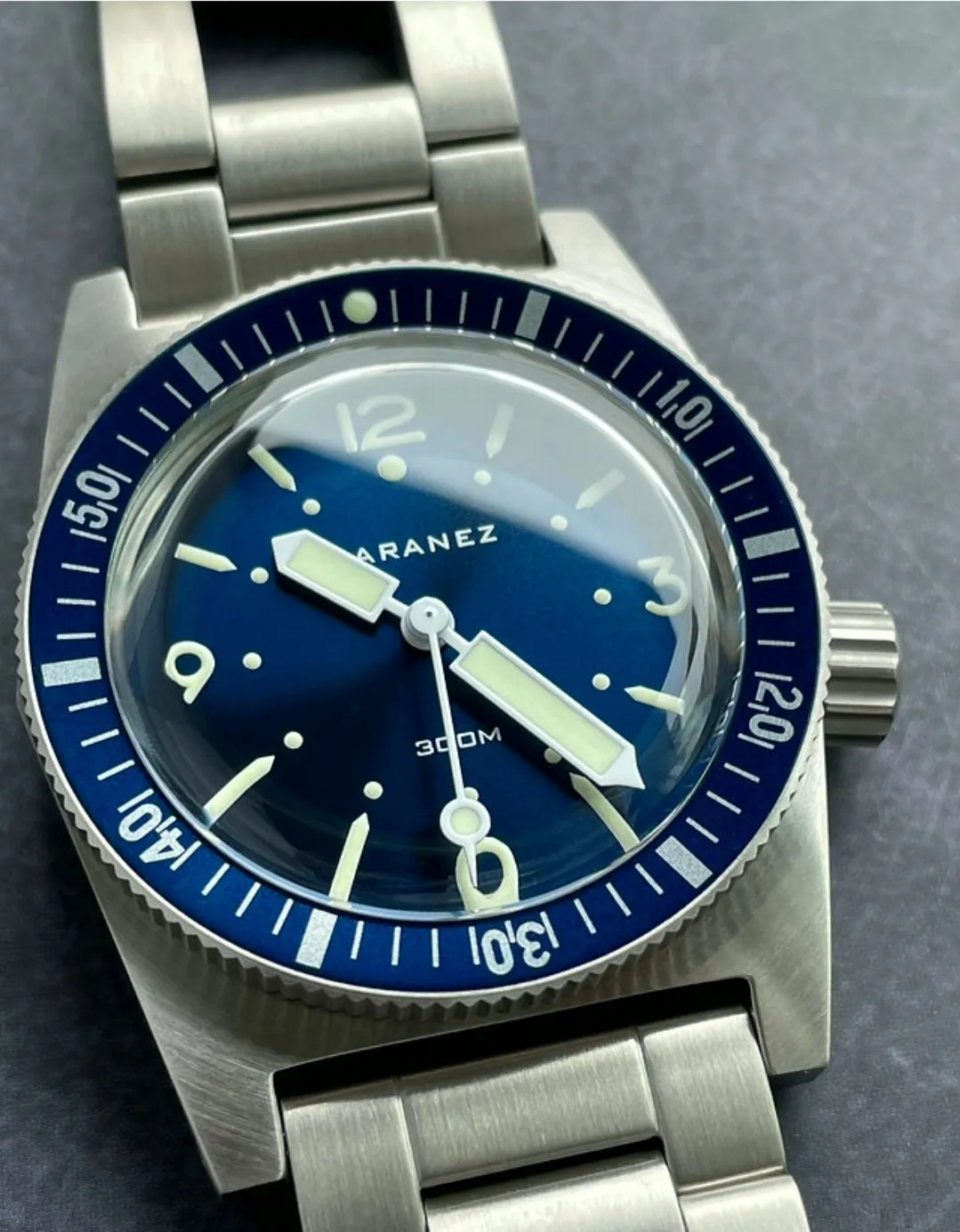 Maranez Kata Diver watch blue numbers