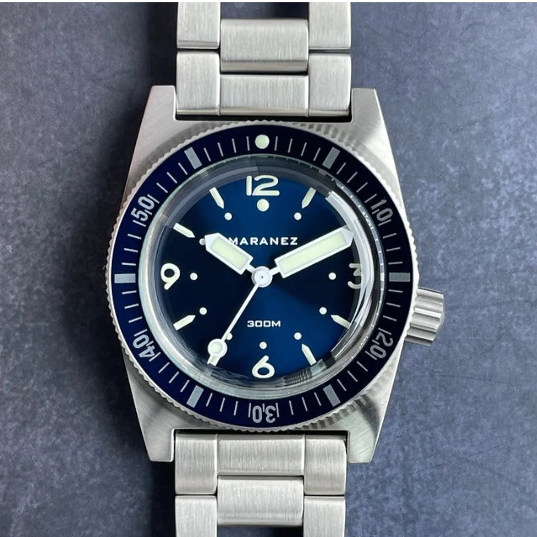Maranez Kata Diver watch blue numbers