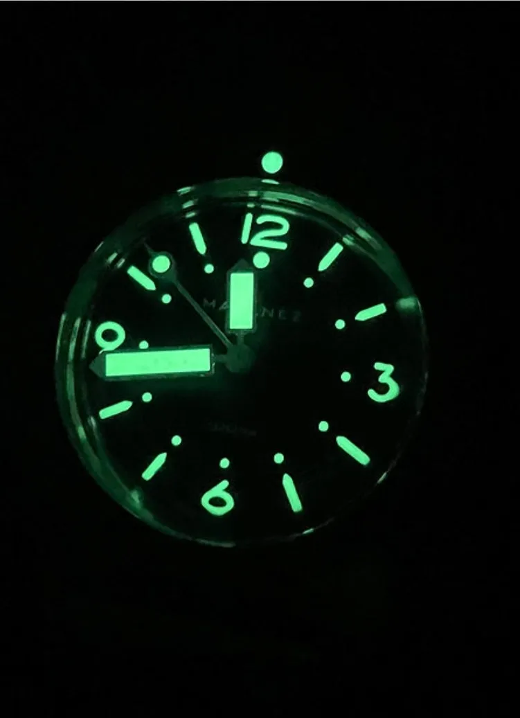 Maranez Kata Diver watch blue numbers