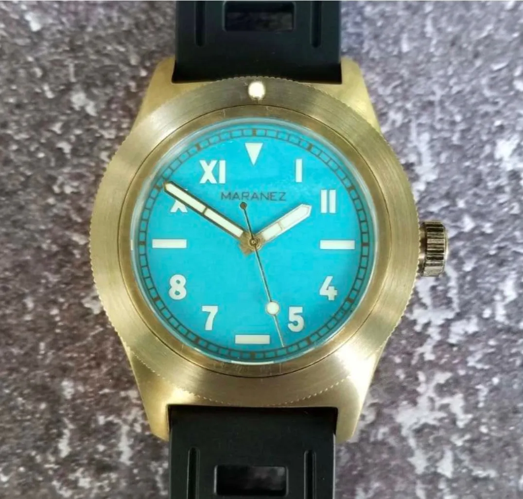 Maranez Talay brass turquoise California