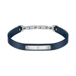MASERATI J BR.BLUE RECYCLE LEATHER 22CM