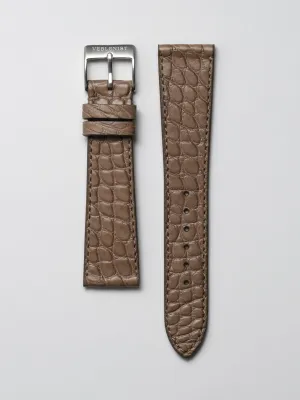 Matte Cafetto Alligator Round Pattern