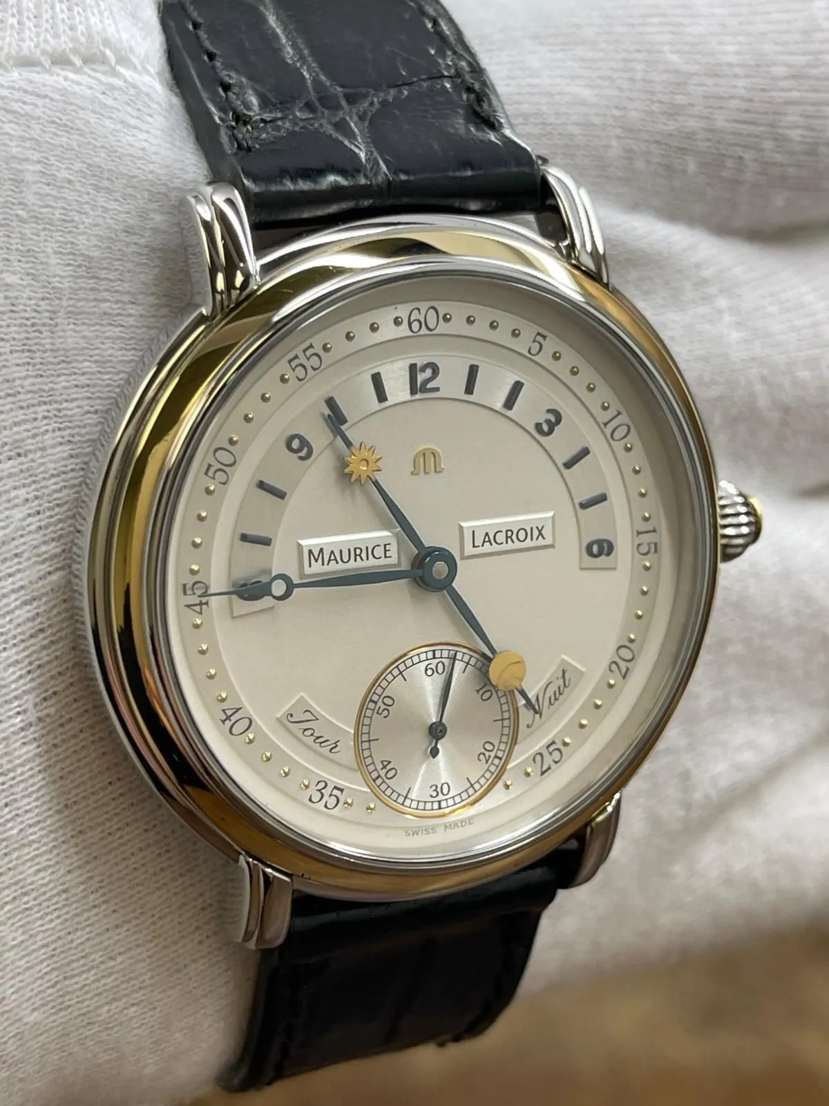 Maurice Lacroix Masterpiece Jour Et Nuit MP6218 Silver Dial Manual winding Men's Watch
