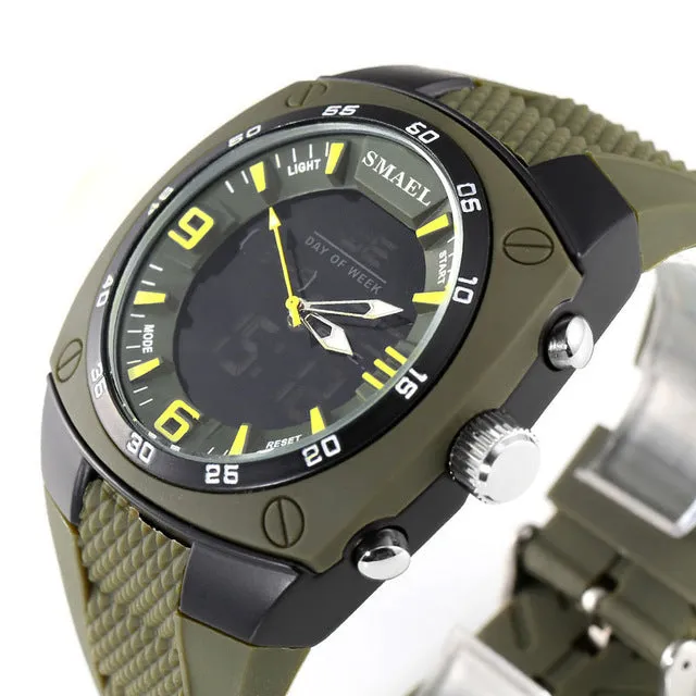 Men Watches Military Alloy Big Dial