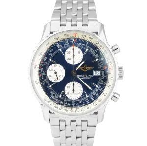 Men's Breitling Navitimer Stainless Steel Blue 41.8mm A13322 Chronograph Watch
