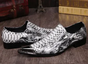 Men's British Style Genuine Leather Shoes Up To Size 10.5