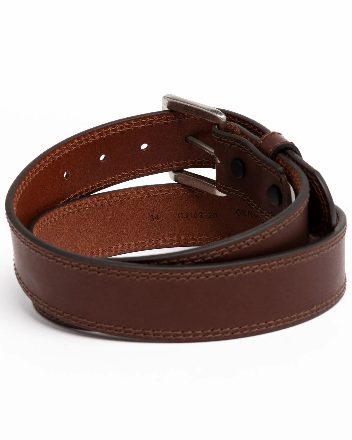 Men's Double-Stitched Work Belt