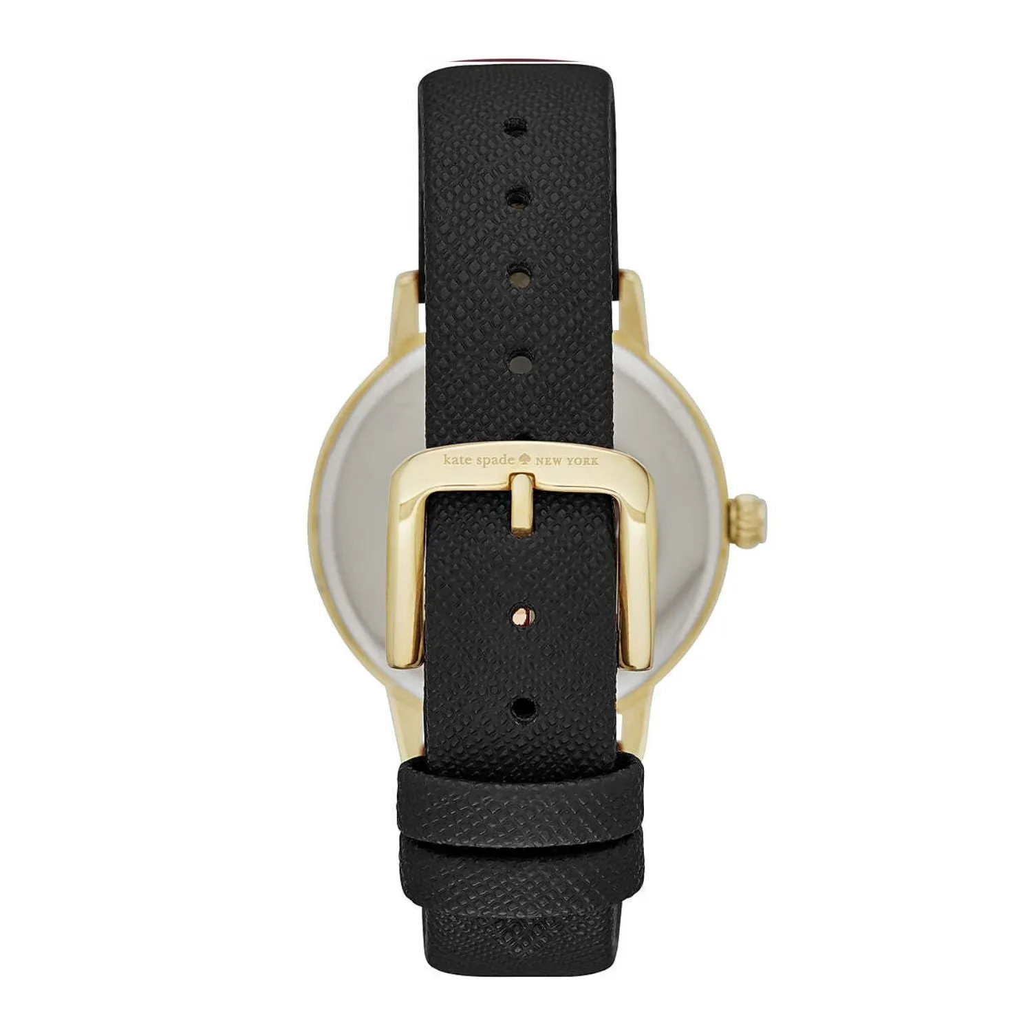 Metro 5 O’clock Somewhere Black Leather Watch 