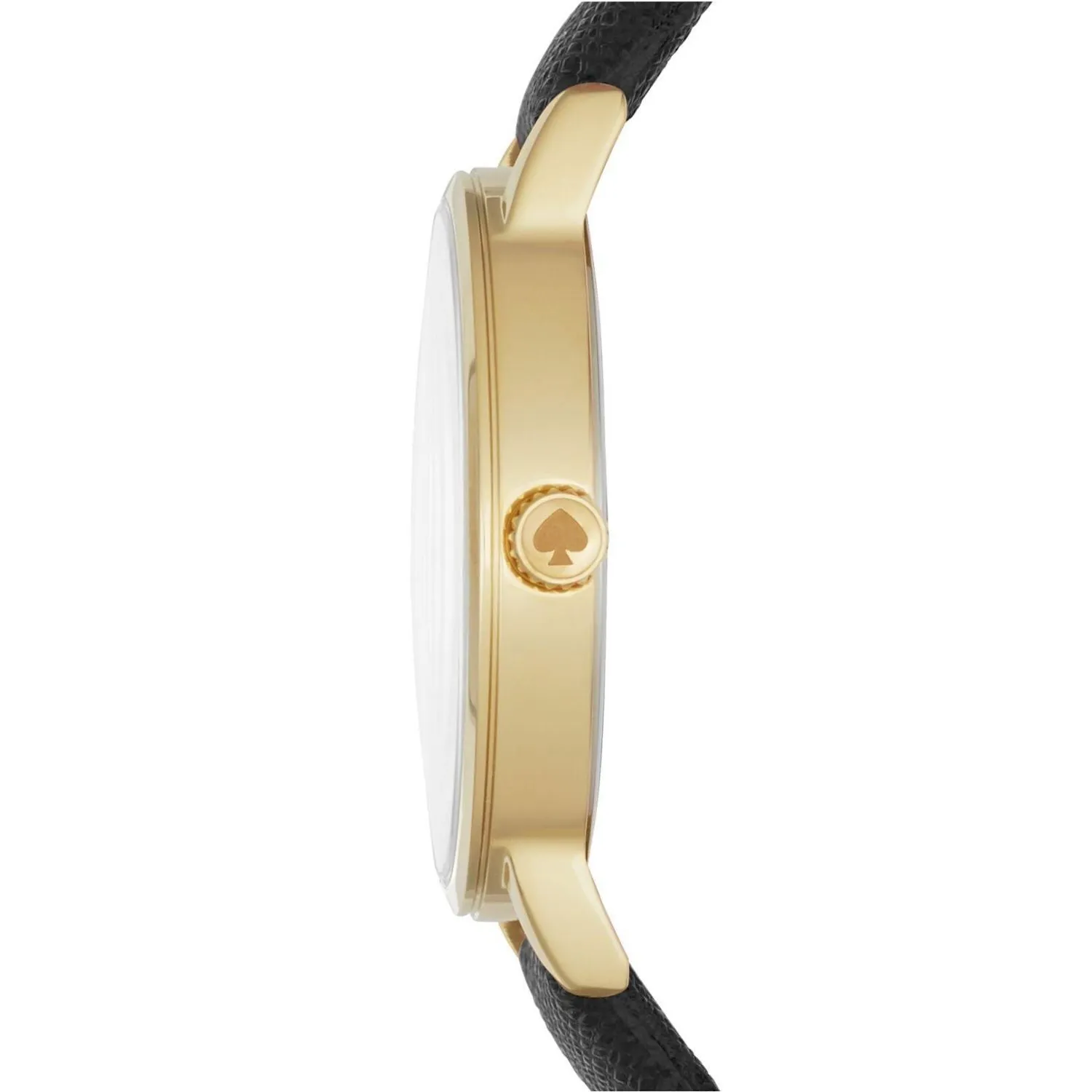 Metro 5 O’clock Somewhere Black Leather Watch 