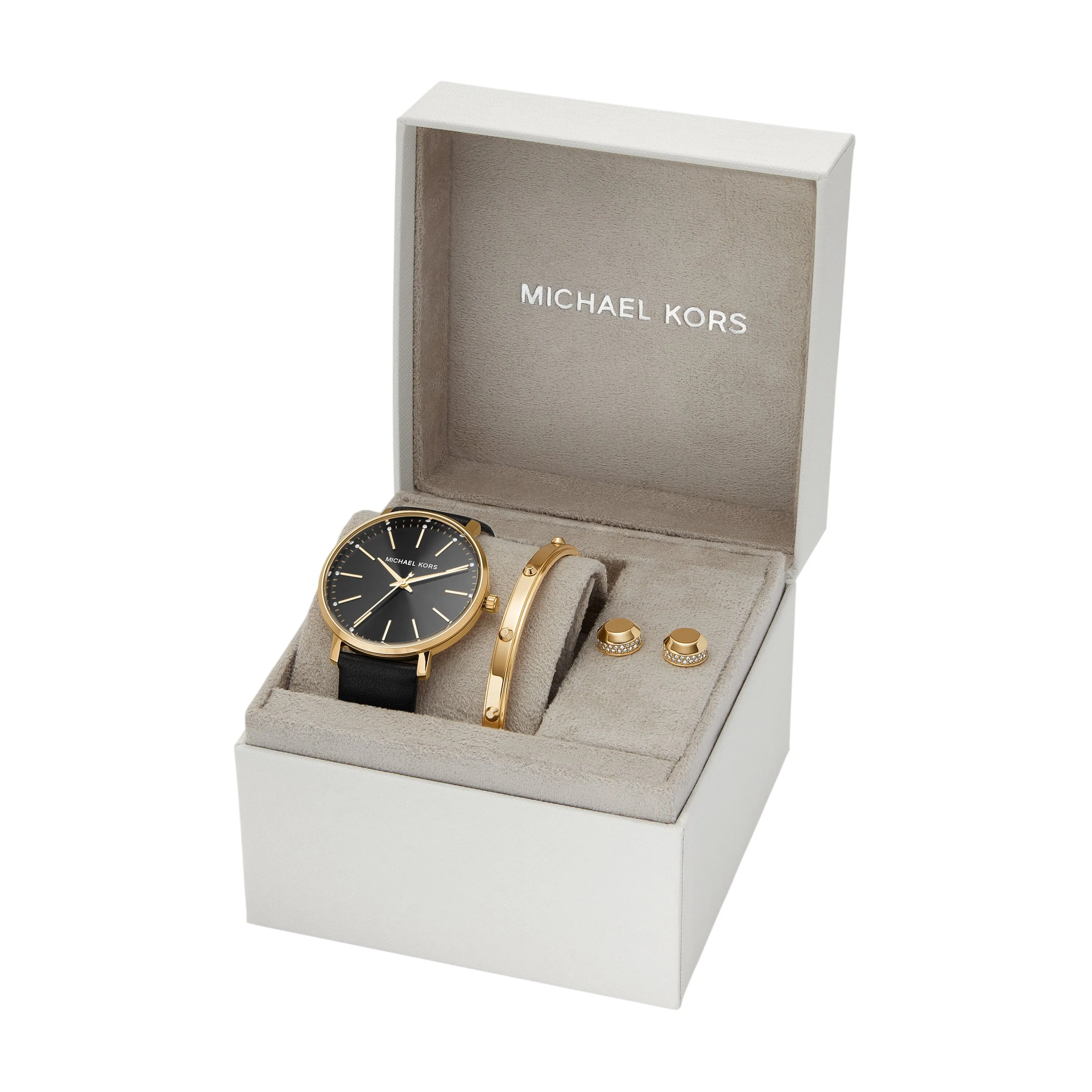 Michael Kors Pyper Three-Hand Watch and Jewelry Gift Set MK1077SET
