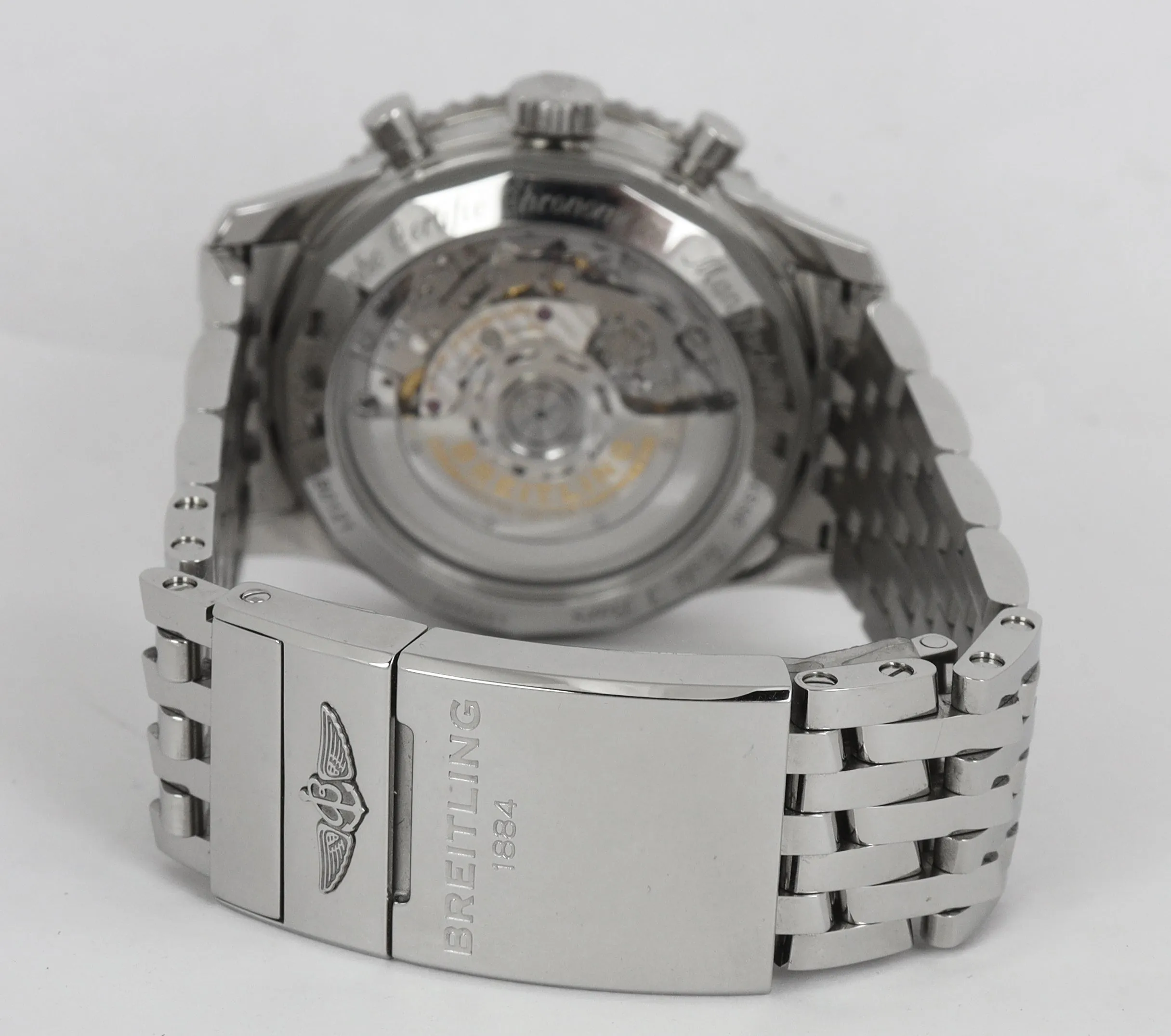 MINT 2020 Men's Breitling Navitimer B01 Panda 43mm Stainless Steel White AB0121