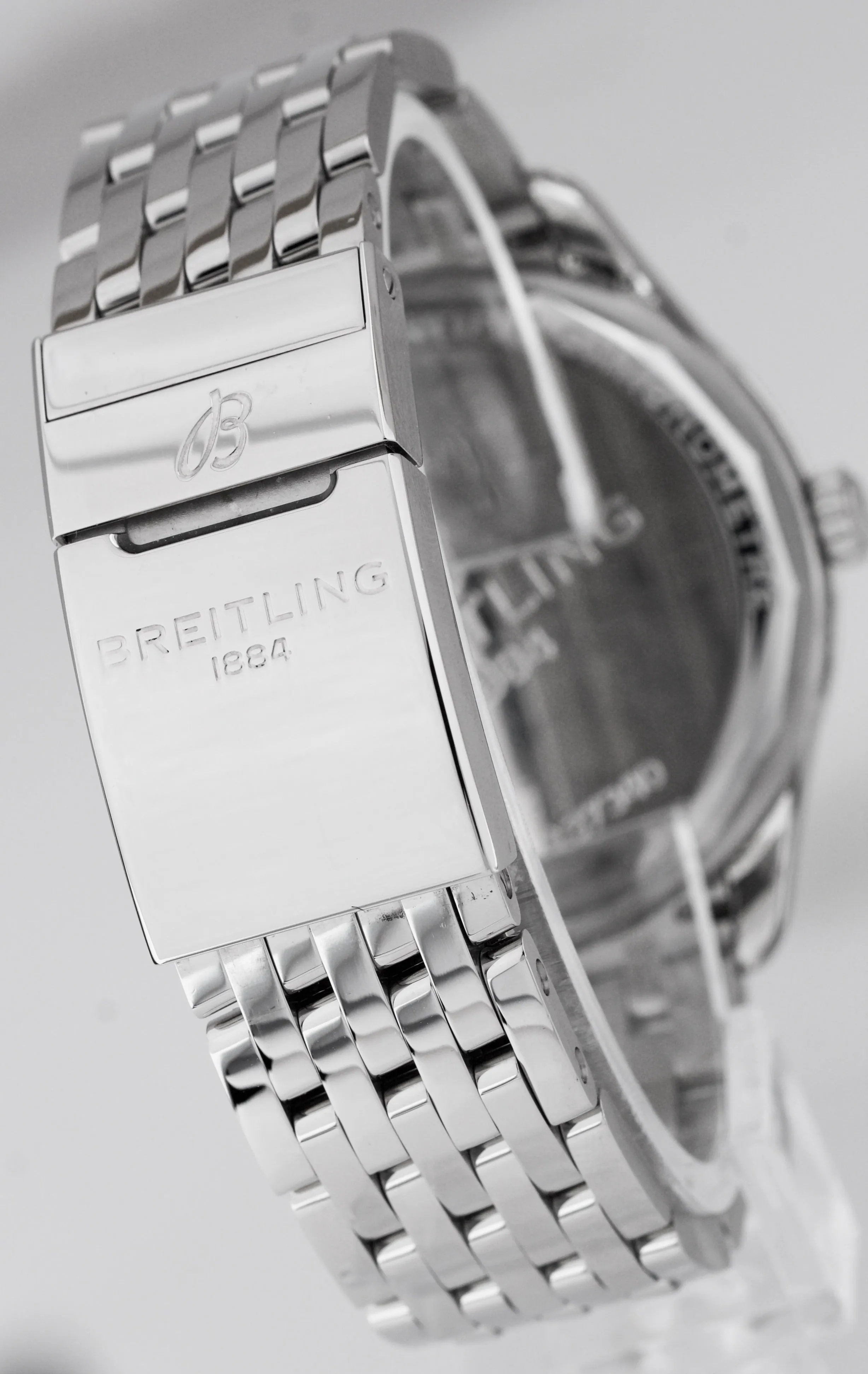 MINT Breitling Premier Automatic 40mm Stainless Steel Blue Watch A37340-351C1A1