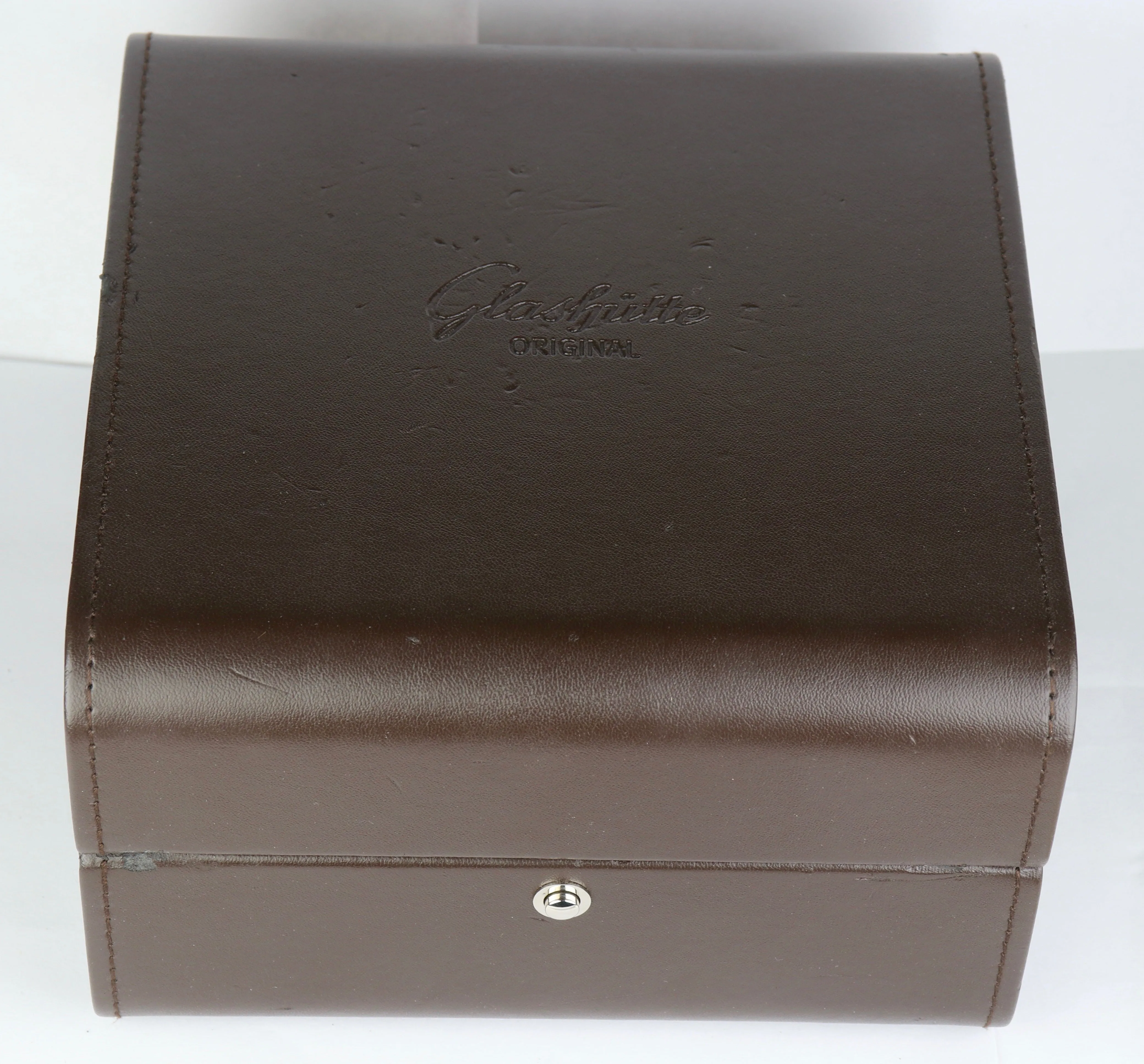 MINT Glashutte Original Senator Seventies Panorama Blue Stainless 39-47-13-12-14