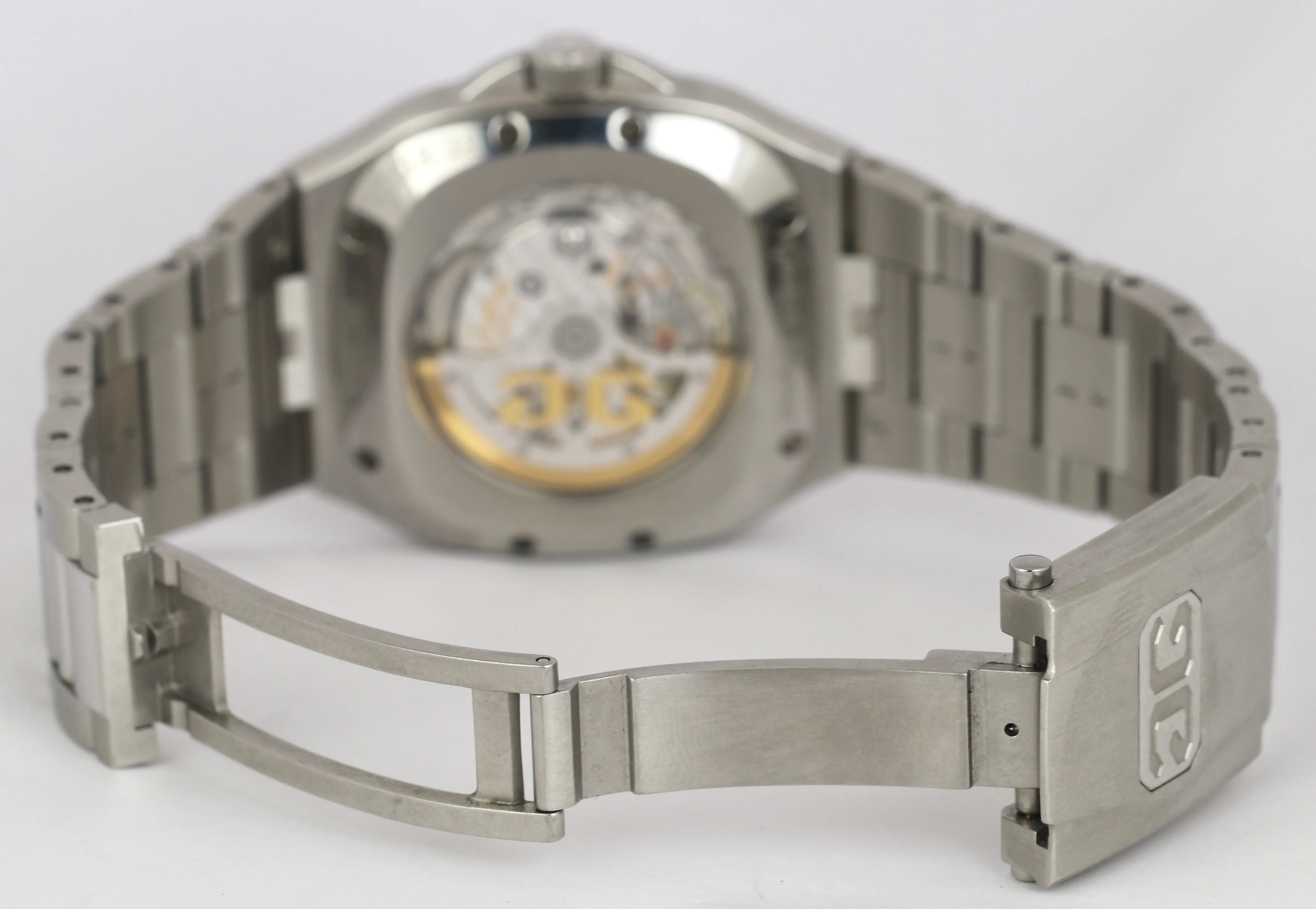 MINT Glashutte Original Senator Seventies Panorama Blue Stainless 39-47-13-12-14