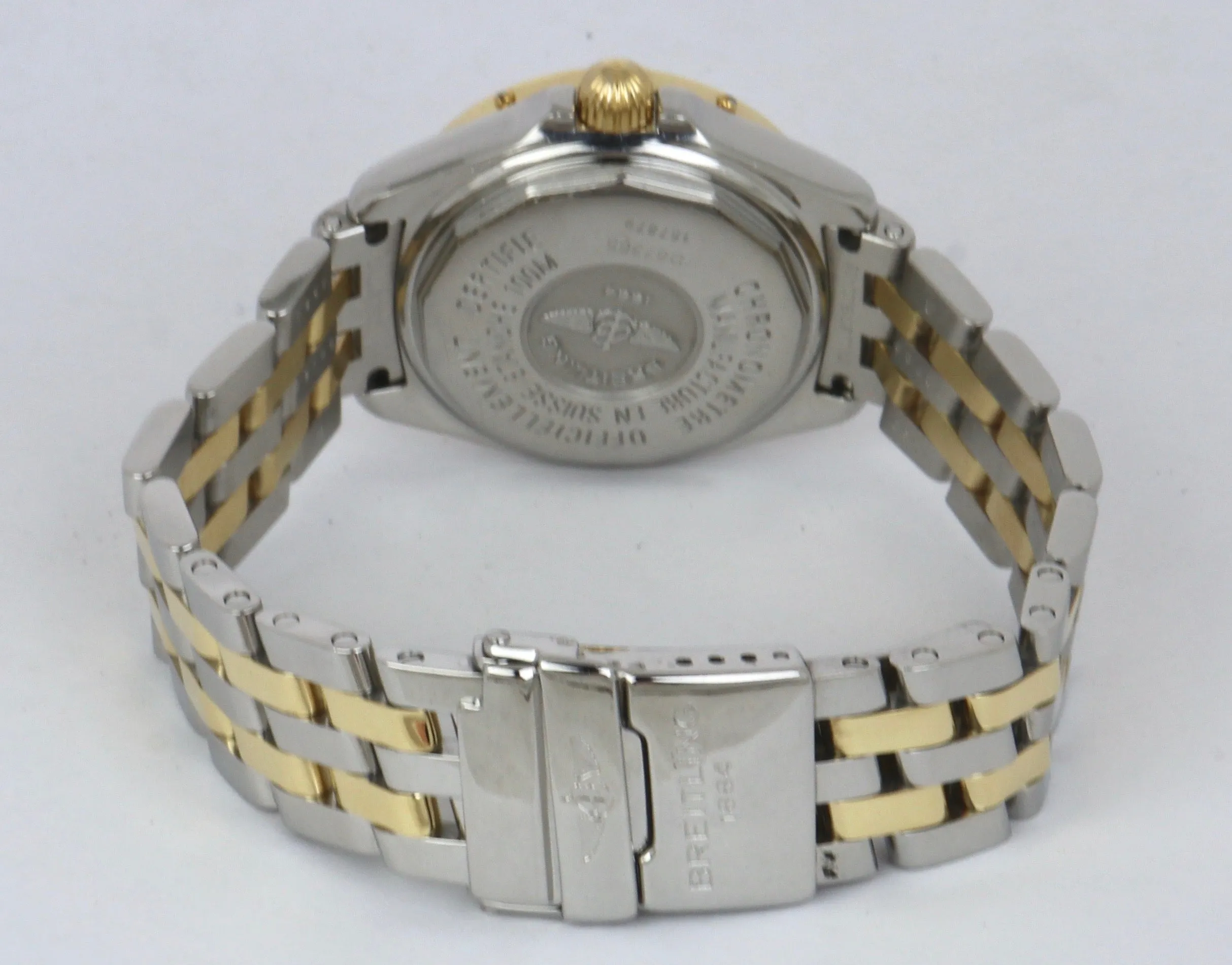 MINT Ladies Breitling Cockpit Black D67365 Two-Tone Stainless Steel 31mm Quartz