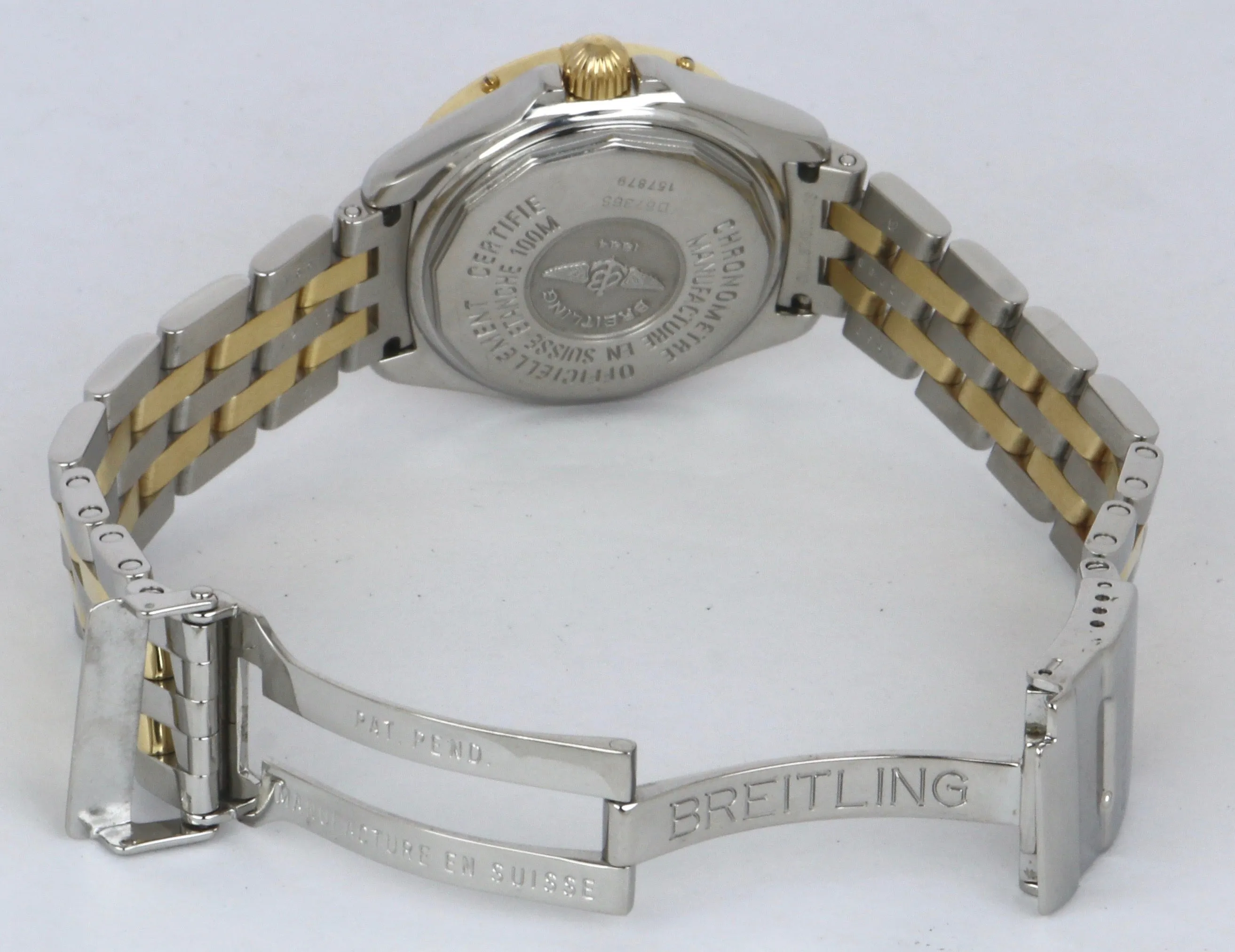 MINT Ladies Breitling Cockpit Black D67365 Two-Tone Stainless Steel 31mm Quartz