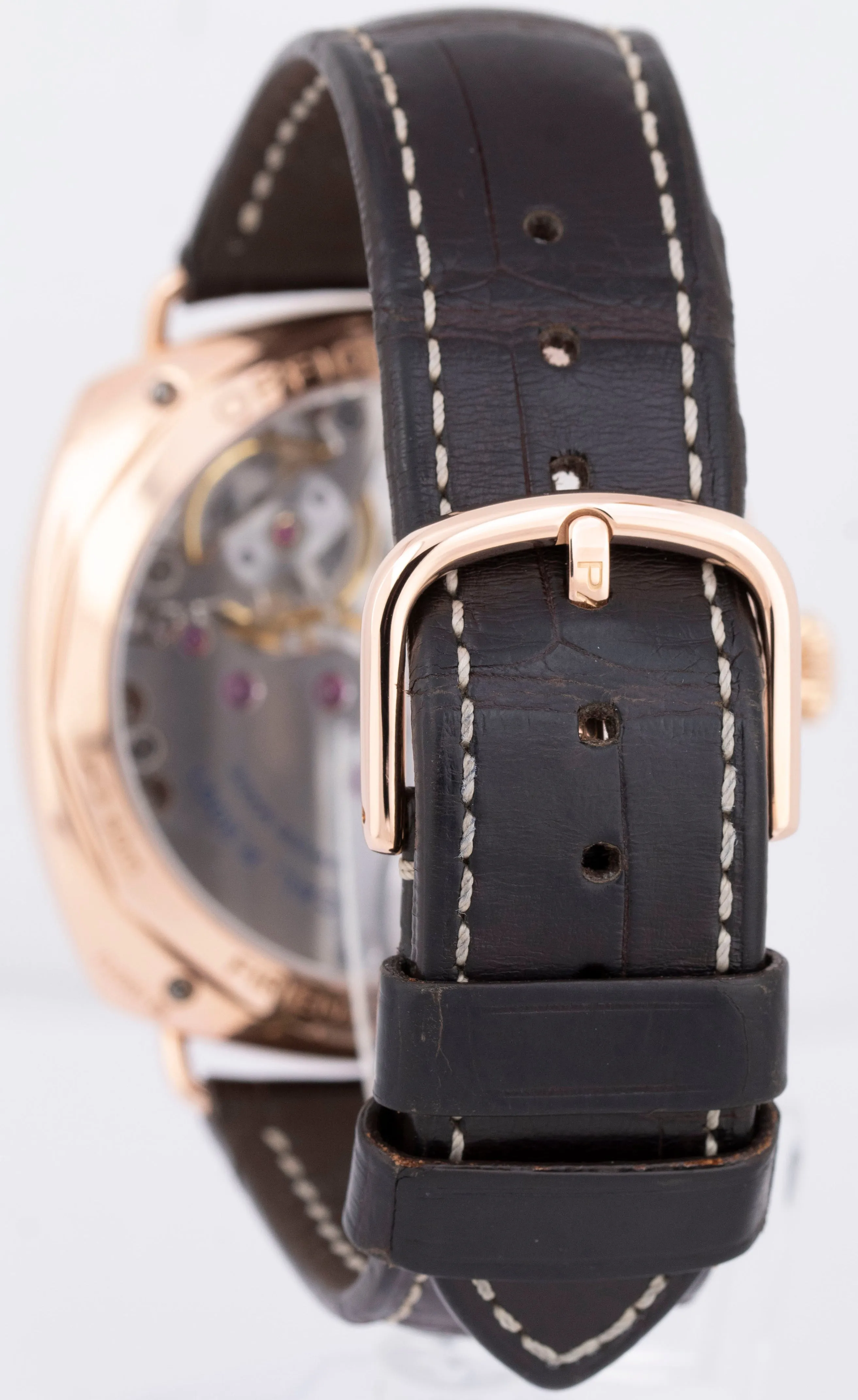MINT Panerai Radiomir 3 Days PAM 421 GMT 18K Rose Gold 47mm Date Watch PAM00421