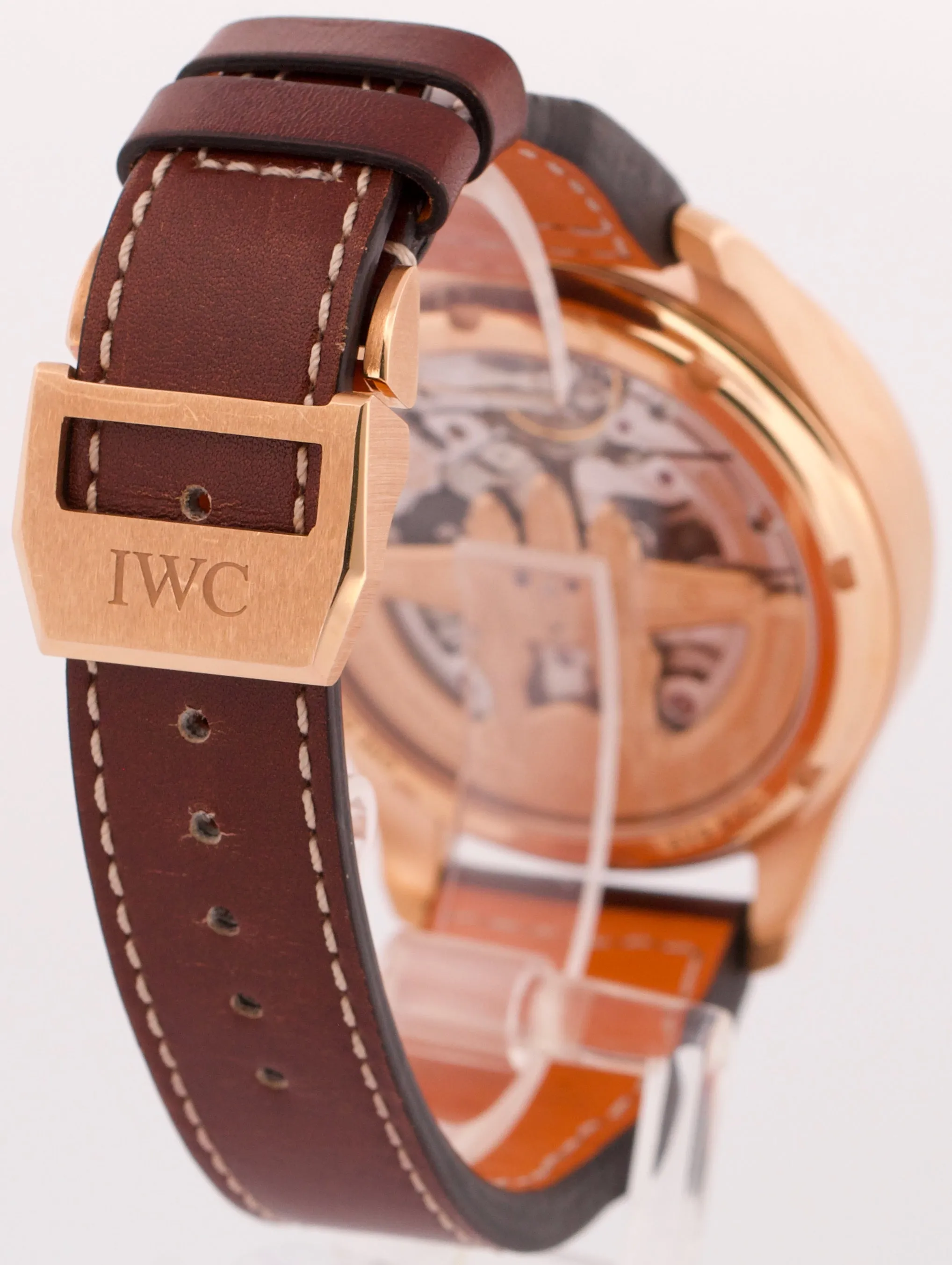 MINT PAPERS IWC Big Pilot Annual Calendar BROWN 18K Rose Gold 46mm IW502706 BOX