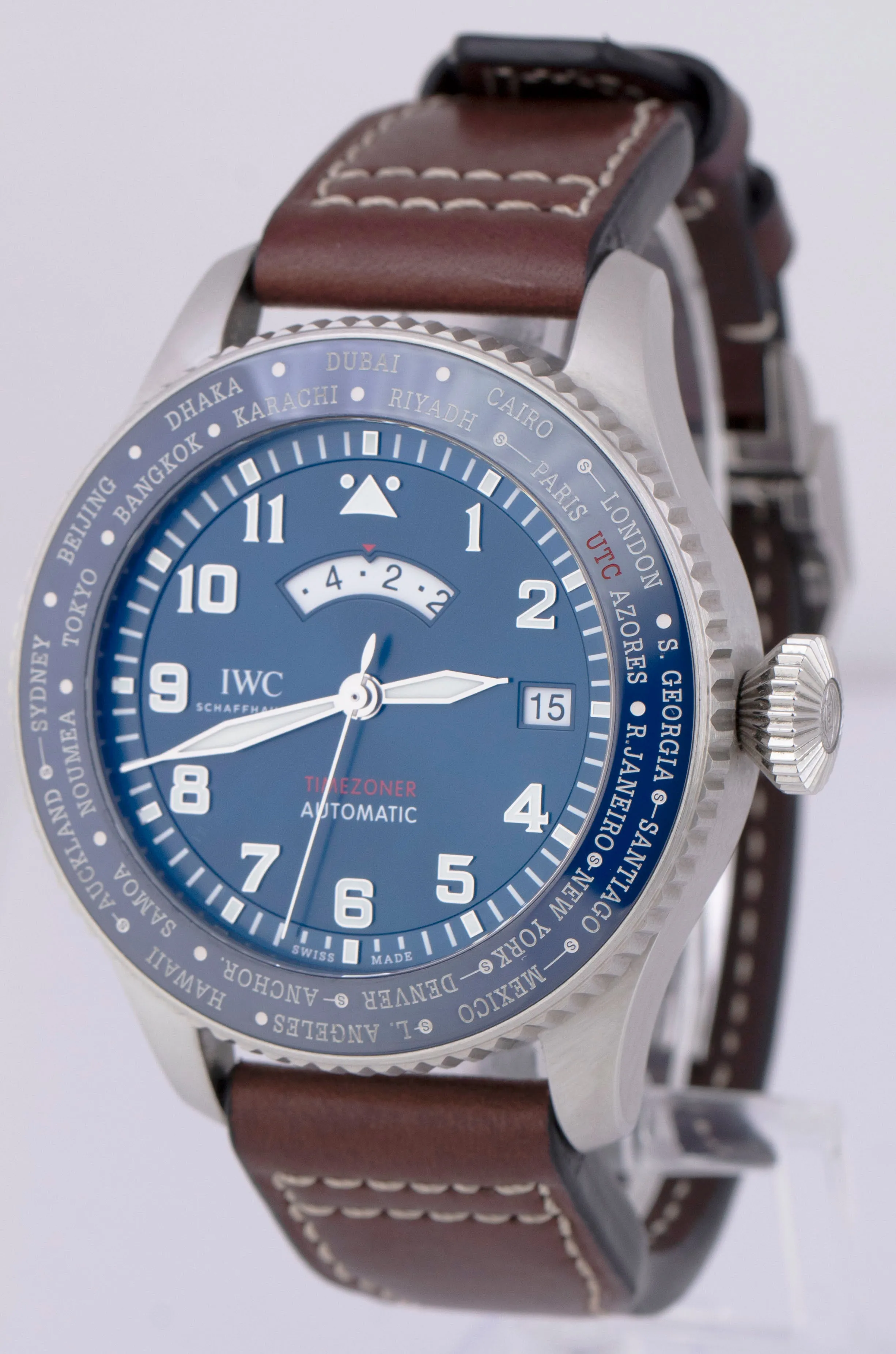 MINT PAPERS IWC Pilot's Watch Timezoner Le Petit Prince 46mm Blue IW395503 BOX