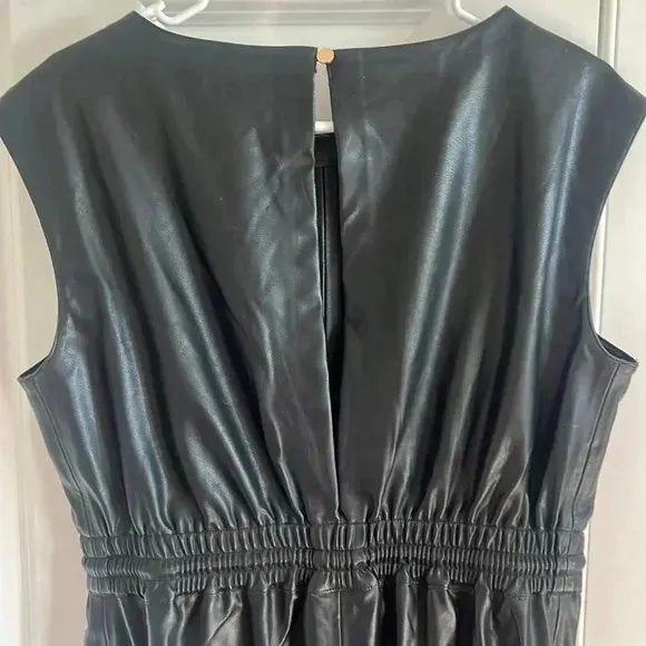 Molly Bracken open back leather dress Size M