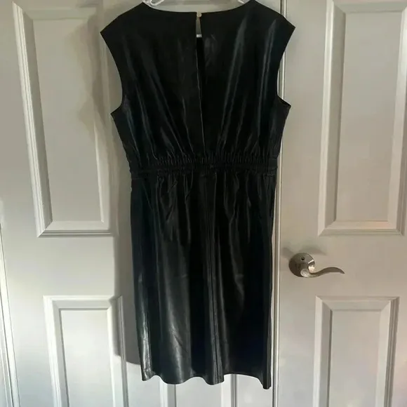 Molly Bracken open back leather dress Size M