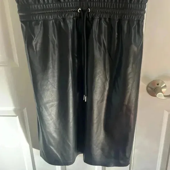 Molly Bracken open back leather dress Size M