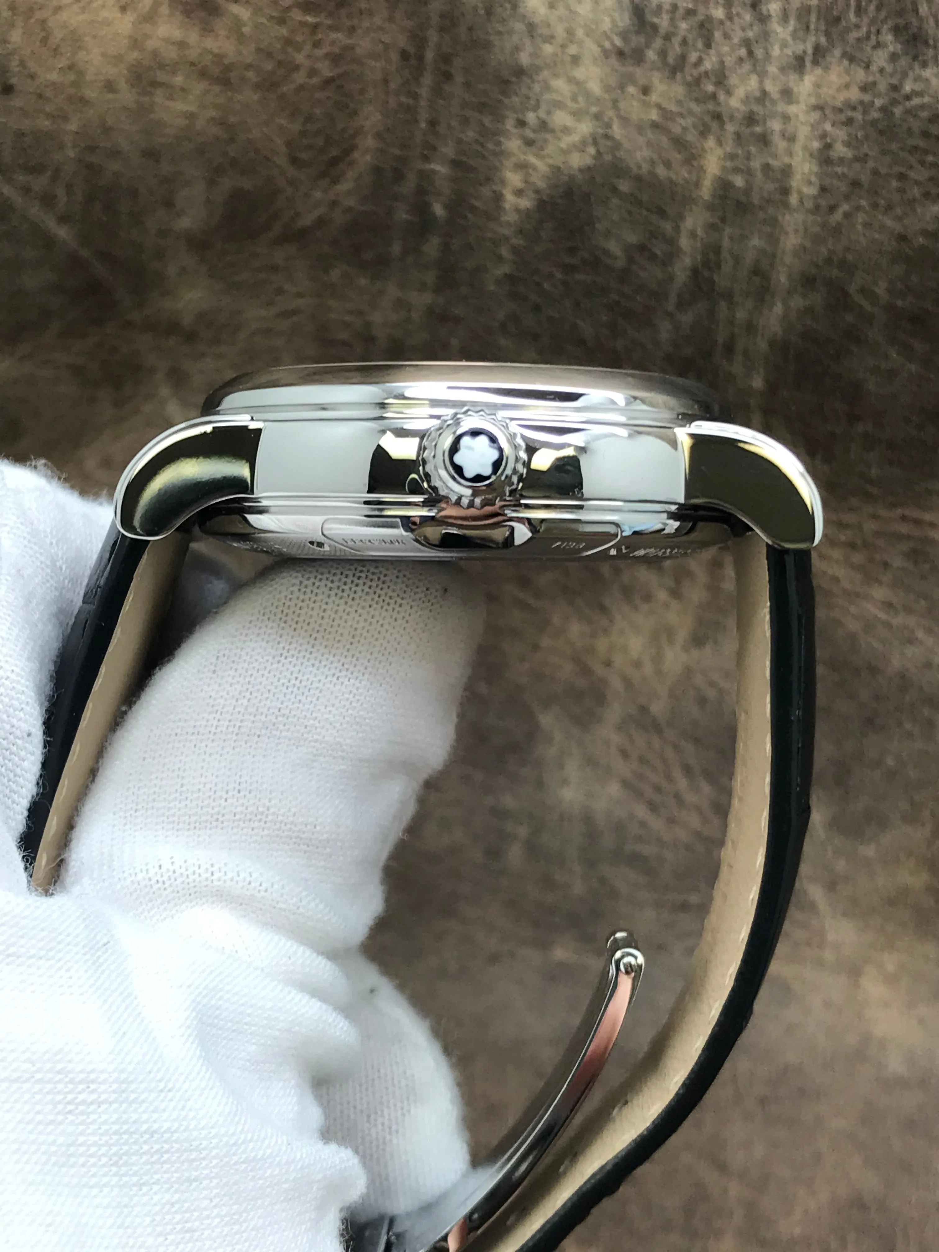 Montblanc Nicolas Rieussec Chronograph 106595 Silver Dial Automatic Men's Watch