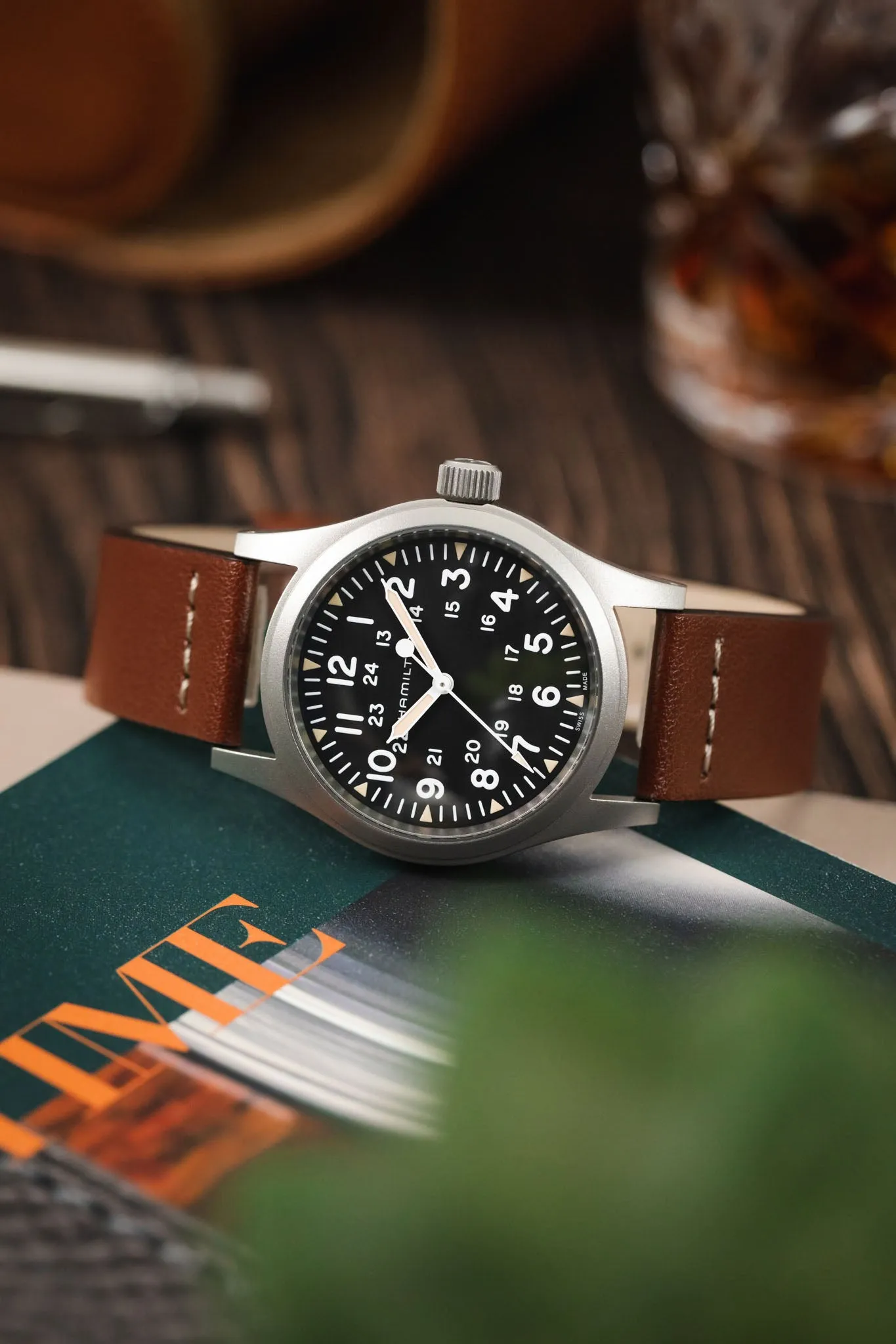 Morellato PAROS Recycled Leather-Fibre Watch Strap in GOLD BROWN