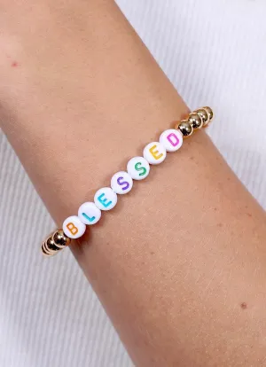 Multi-Color Blessed Beaded Bracelet