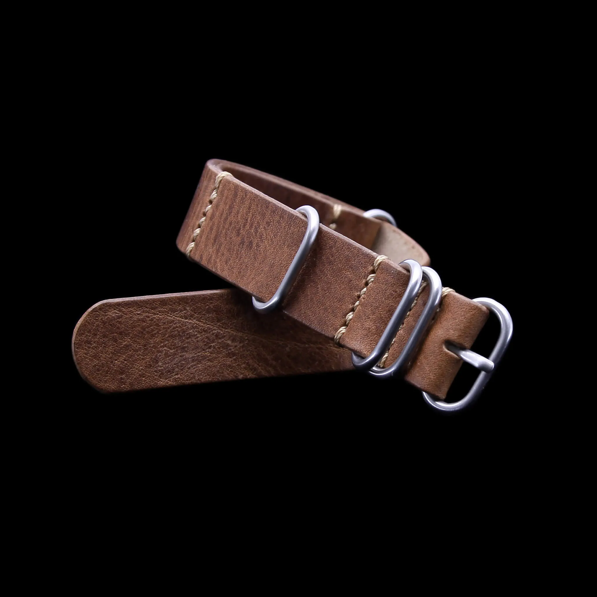 NAT2 Leather Watch Strap, 5-Ring Vintage 402