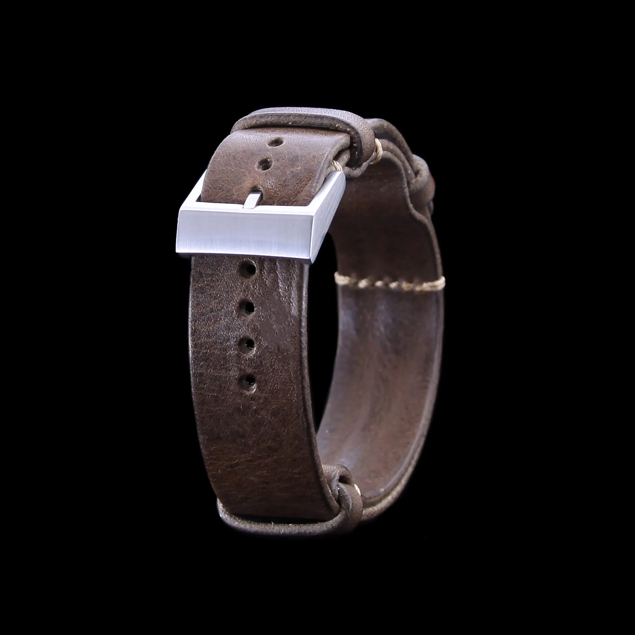 NAT2 Leather Watch Strap, Vintage 404