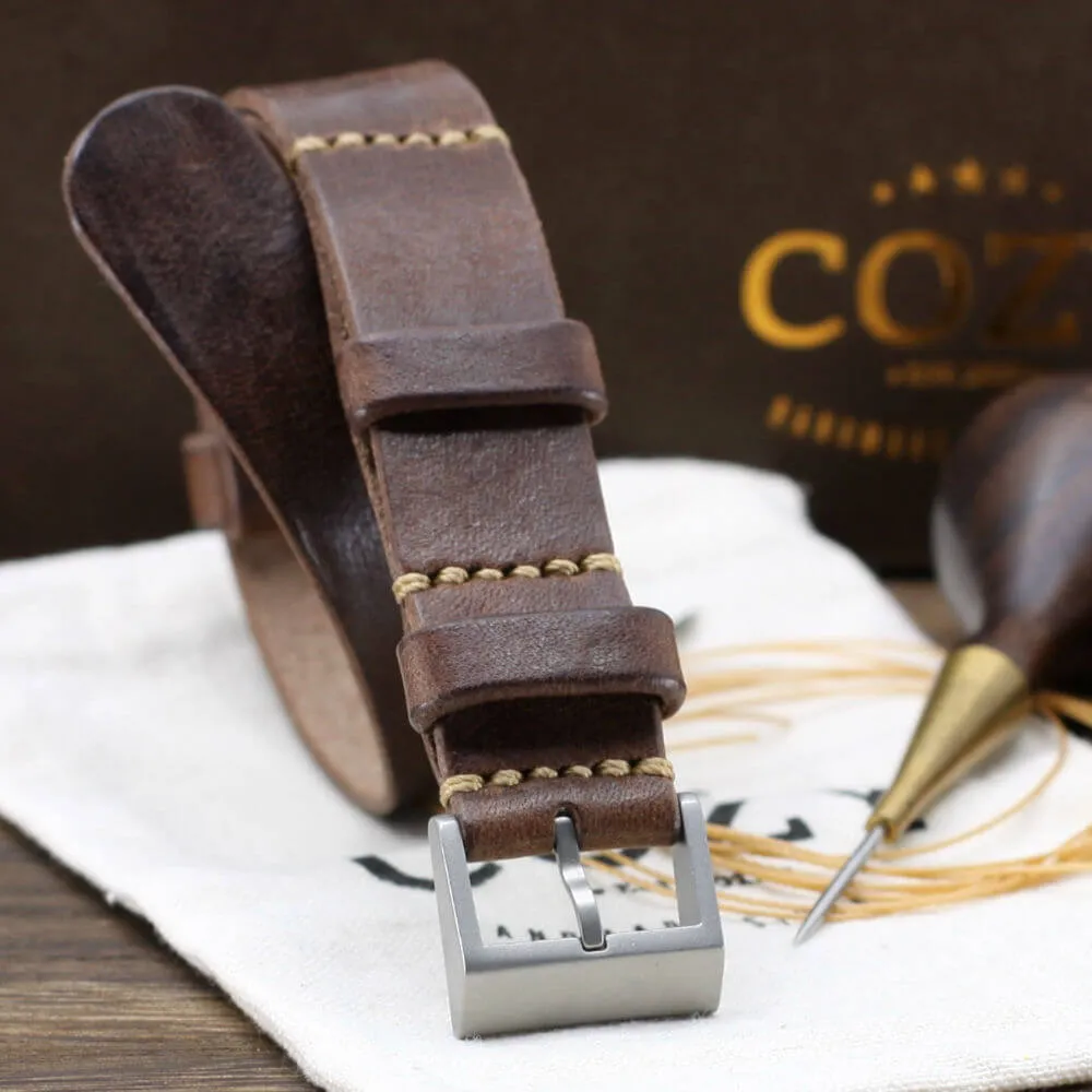 NAT2 Leather Watch Strap, Vintage 405