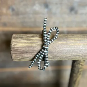 Navajo Pearl Bow Stretch Bracelet